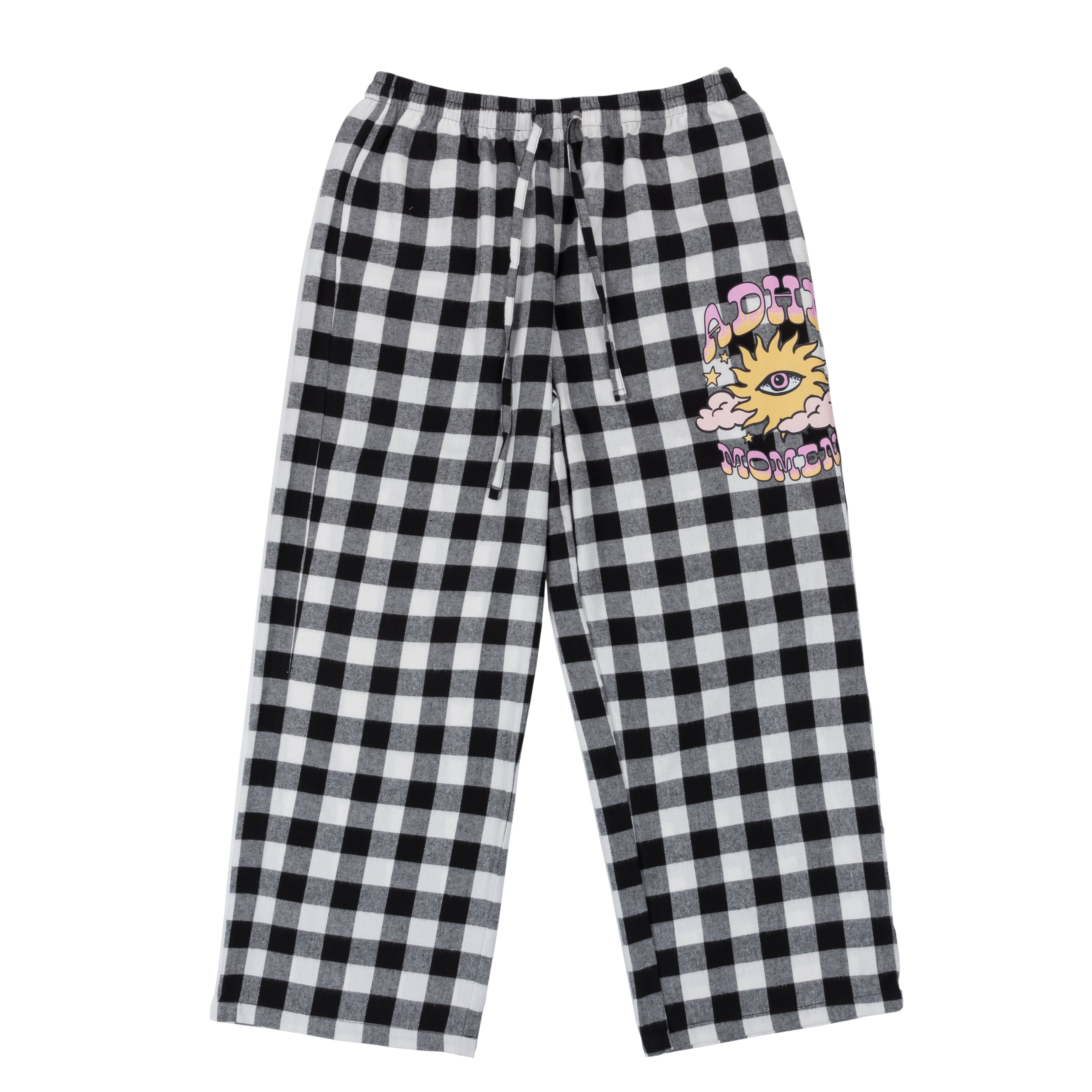 ADHD Moment PJ Pants - Black & White – Otto - KallMeKris