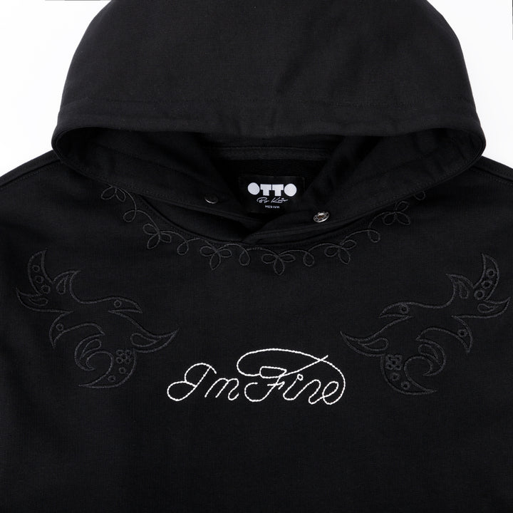 I'm Fine Hoodie - Black