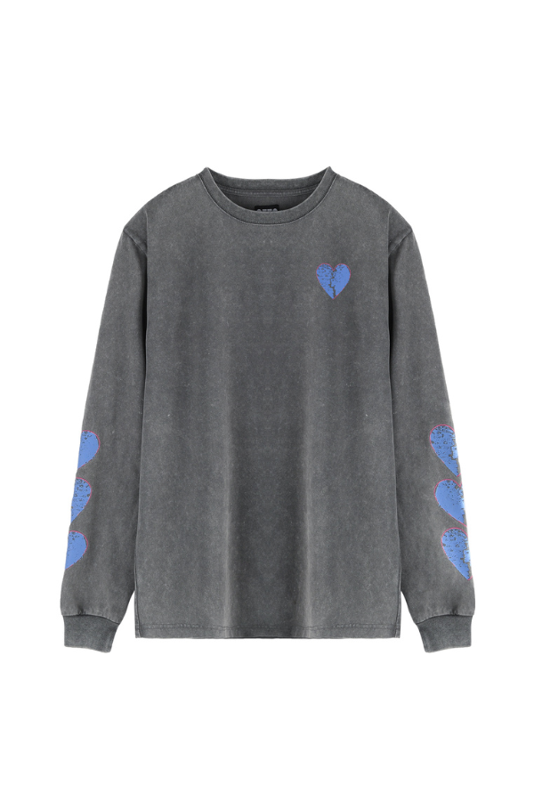 Duct Taped Heart Long Sleeve Tee