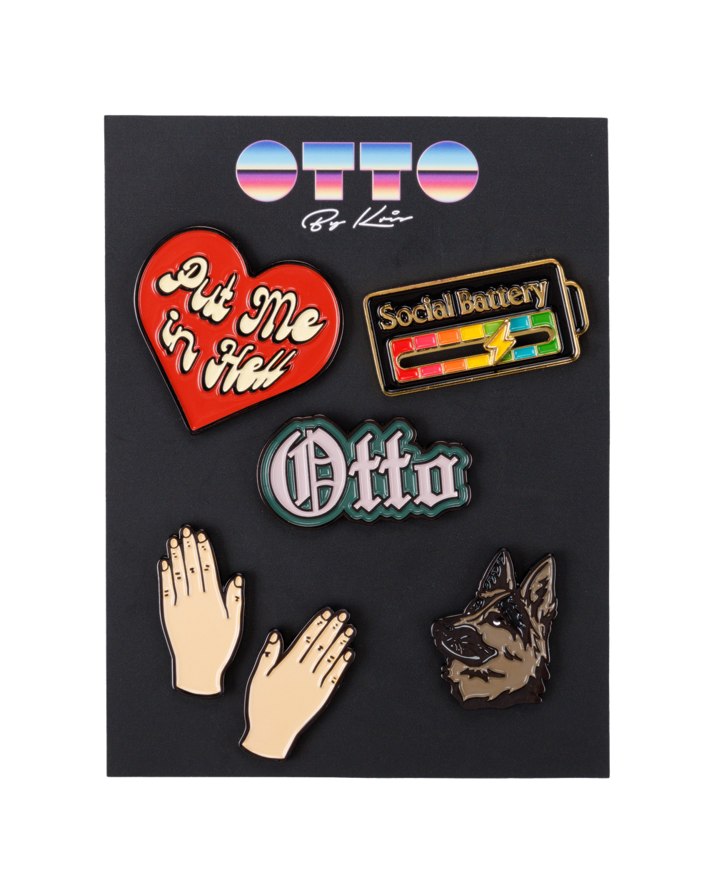 Otto Enamel Pins Set